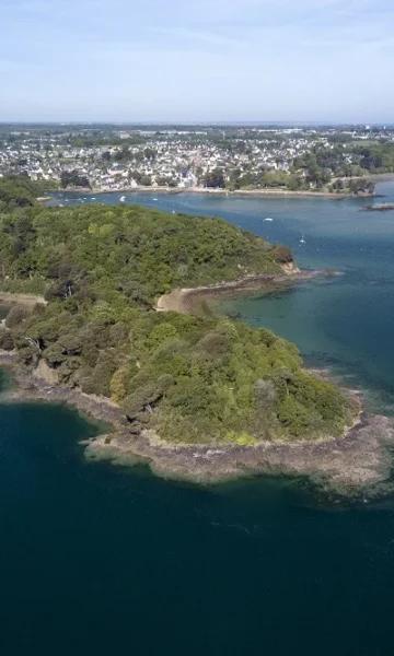 Vue aérienne de la Pointe de Cancaval A Pleurtuit Par Niclofilm Web Les incontournables de Pleurtuit