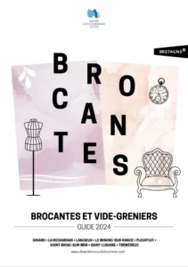 Guide 2024 des bric à brac vide-greniers et brocantes sur la Côte d'Émeraude, en Ille-et-Vilaine et dans les Côtes d'Armor.