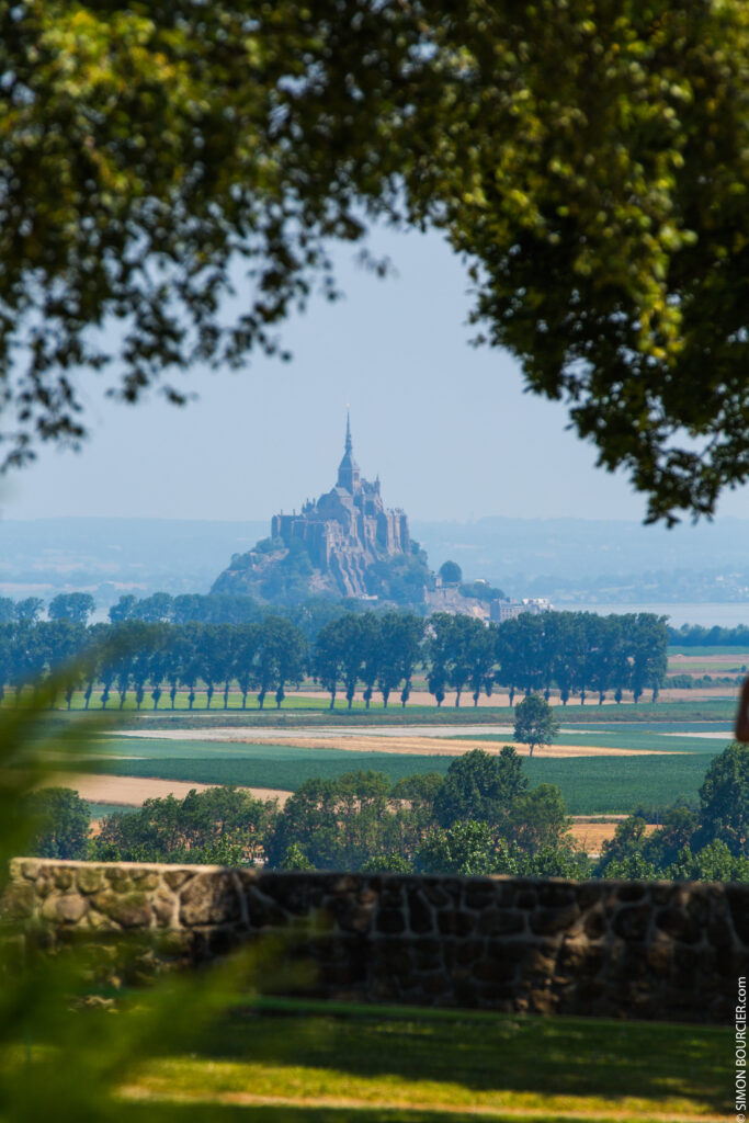 Vue sur le Mont Saint Michel. Photo Simon Bourcier