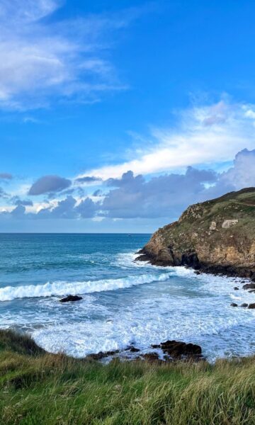 Cote Emeraude, Charlotte Longépé. Photo de la Pointe de la Garde Guérin à Saint-Briac-sur-Mer en Bretagne.